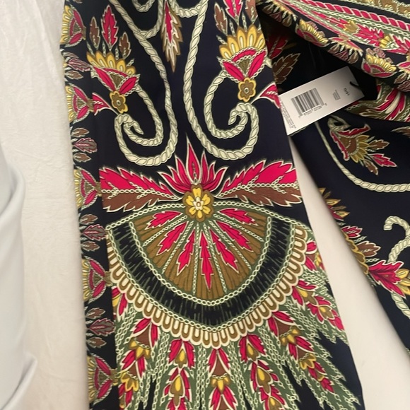 NWT ELIE TAHARI NAVY HI RISE SKINNY LONG PANT - Picture 10 of 11